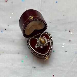 Vintage Sterling Silver Tiger Eye Ring